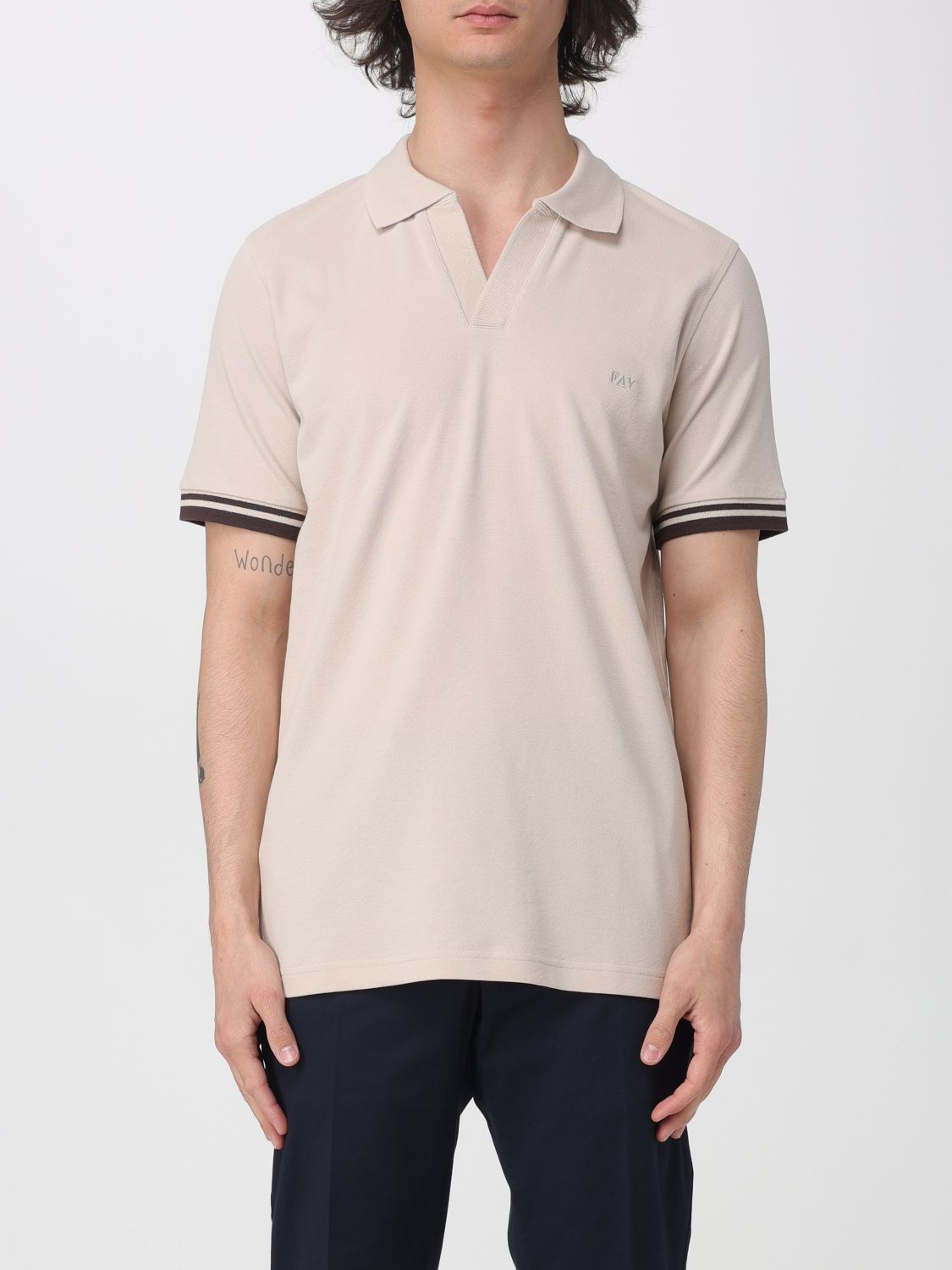 Fay Basic Cotton Polo Shirt