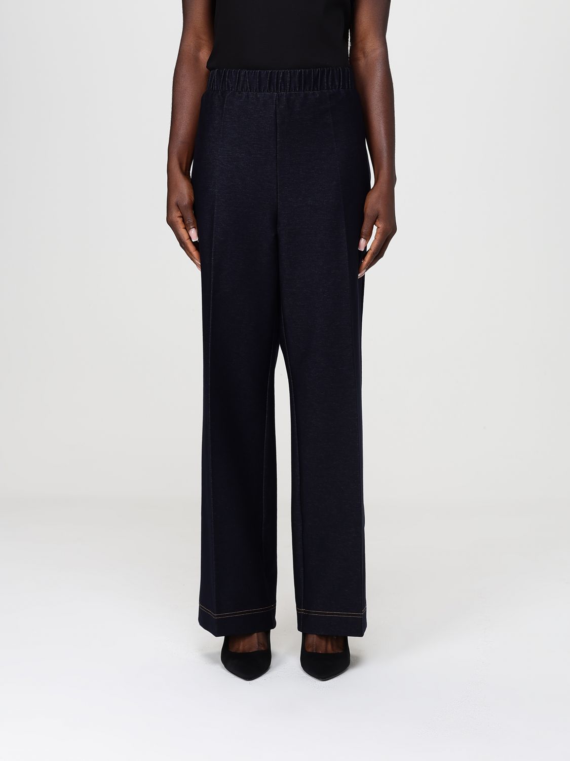 MM Max Mara Classic Cotton Trousers　MM マックスマーラ クラシック コットン パンツ MM