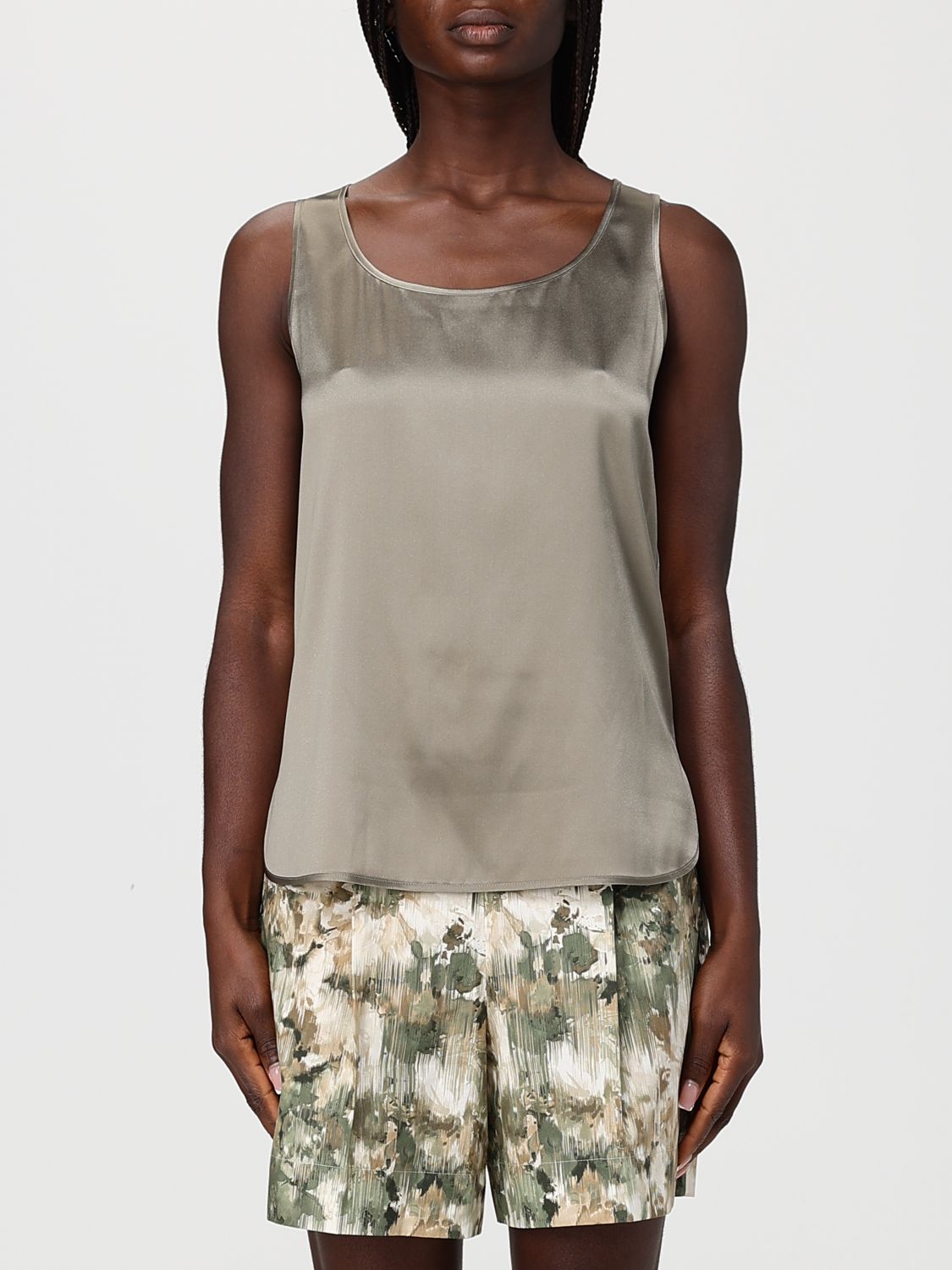 Mm Max Mara Satin Top
