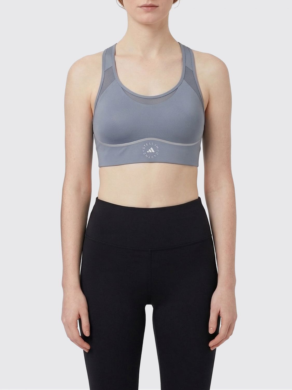 ADIDAS BY STELLA MCCARTNEY Cropped Technical Fabric Top　ADIDAS BY STELLA MCCARTNEY クロップド テクニカル ファブリック トップ ADIDAS
