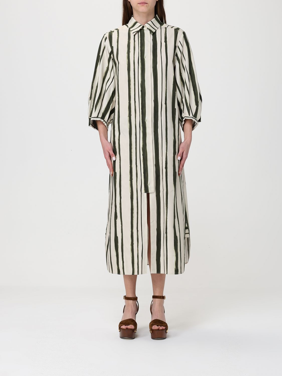 Max Mara MM MAX MARA Dress Woman color Green　MM MAX MARA ドレス ウーマン カラー グリーン