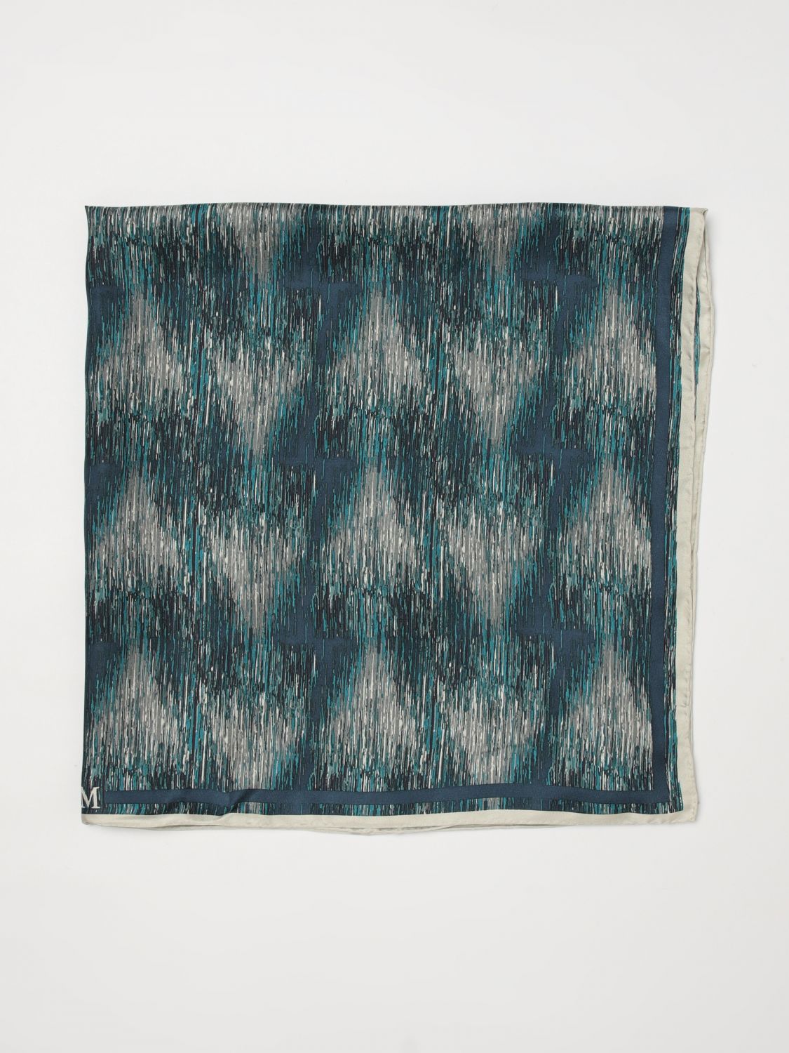 Mm Max Mara Printed Silk Foulard