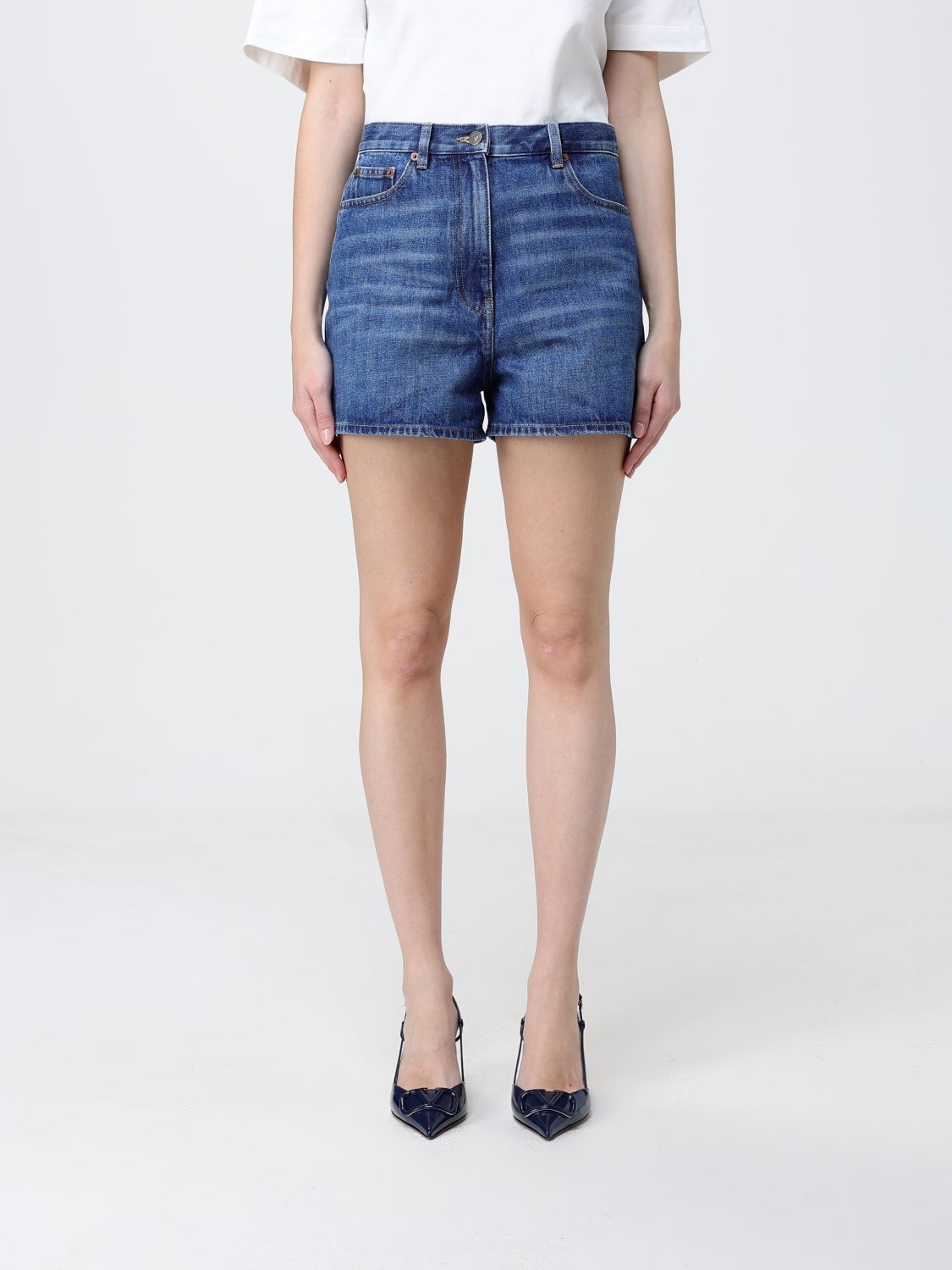VALENTINO Shorts aus Baumwolldenim
