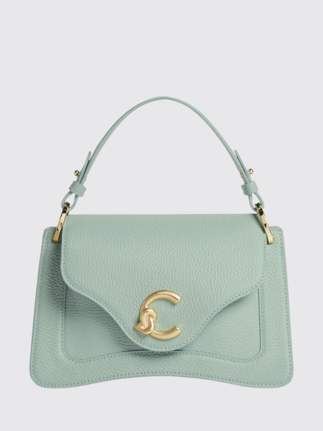 Coccinelle C-Me Mini Hammered Leather Bag