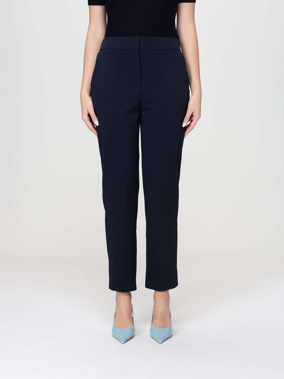 MM Max Mara Cropped Crepe Trousers　MM マックスマーラ クロップド クレープ パンツ MM