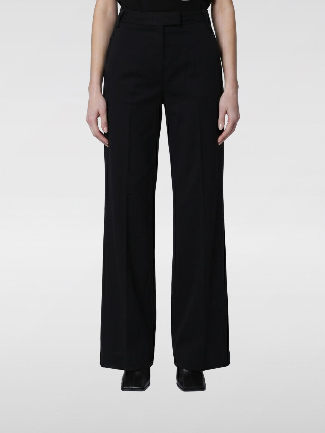 Thelatest Wide Leg Stretch Cotton Trousers
