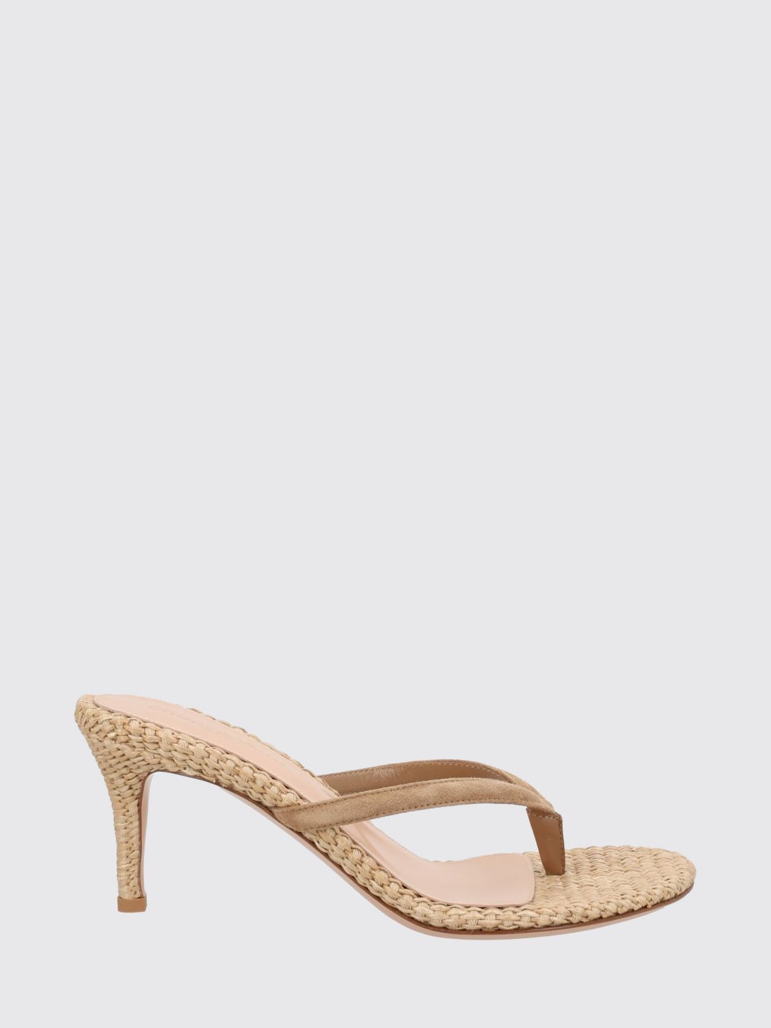 GIANVITO ROSSI Heeled Sandal Woman color Ivory