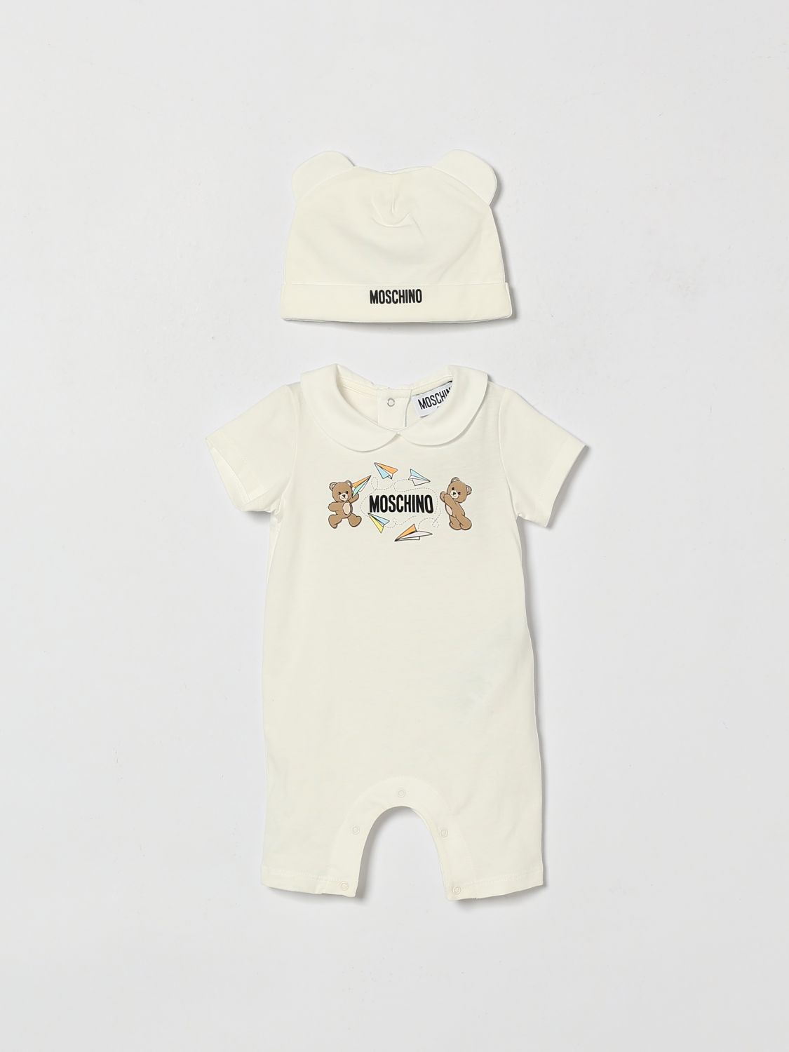 MOSCHINO Coordinato in cotone Teddy