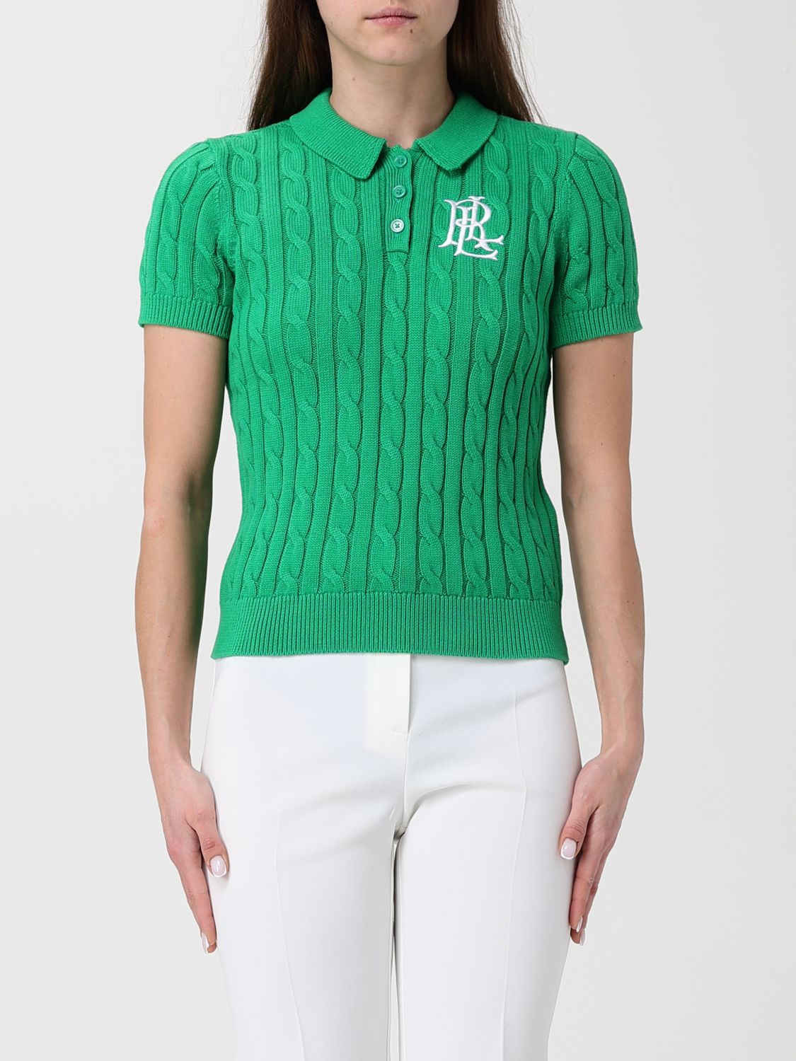LAUREN RALPH LAUREN Polohemd aus Baumwollstrick