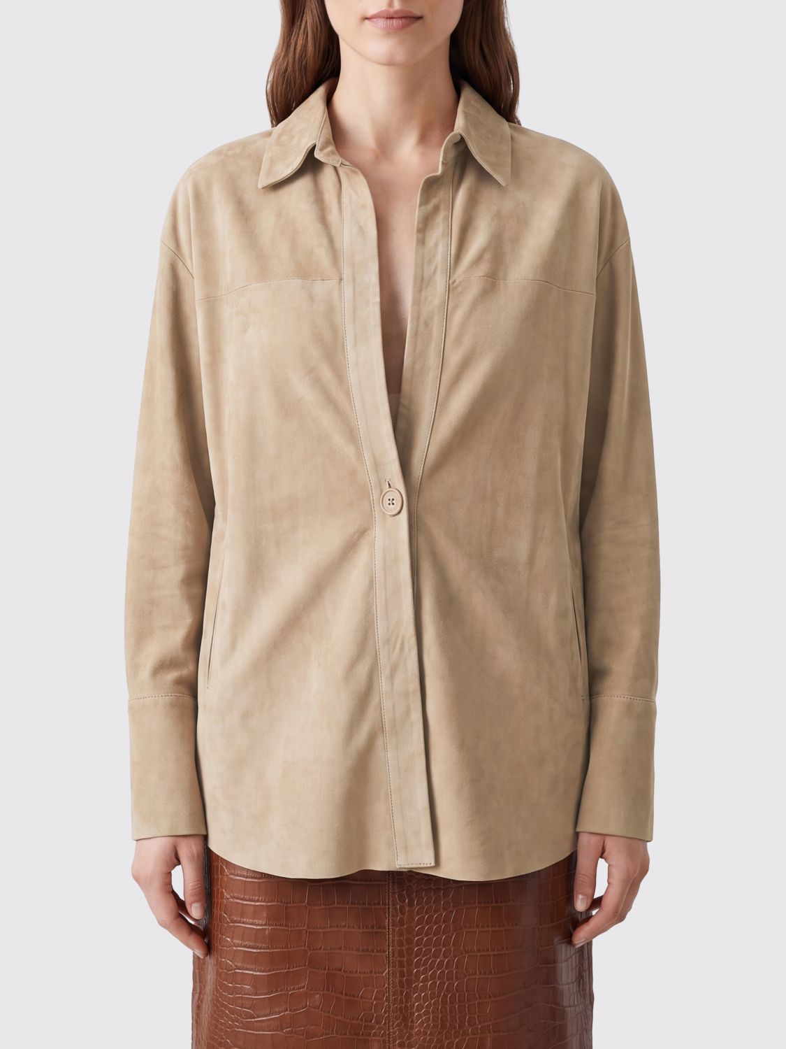 Salvatore Santoro Shirt Woman Color Earth