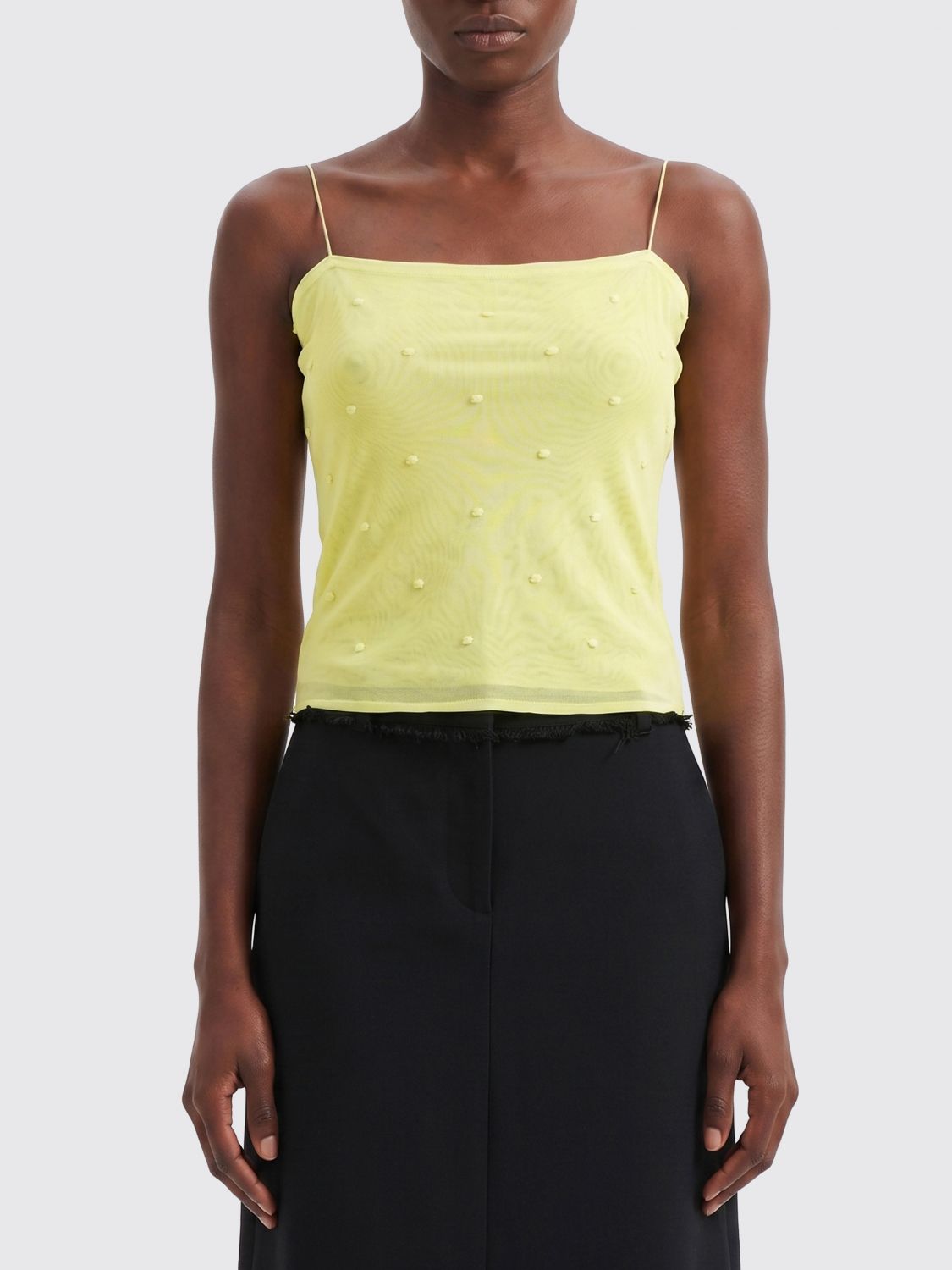 JACQUEMUS Top Woman color Yellow