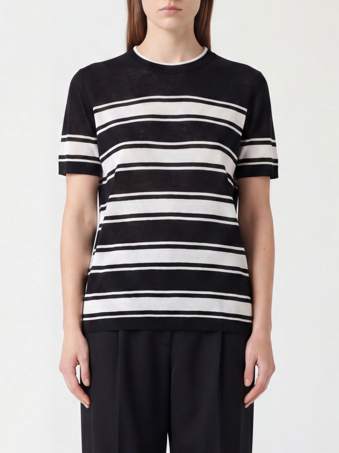 'S Max Mara Maglia a girocollo a righe