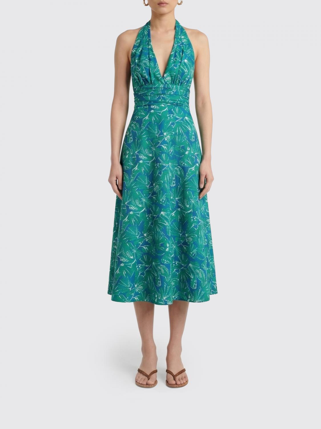 Abito midi Max Mara in cotone stampato