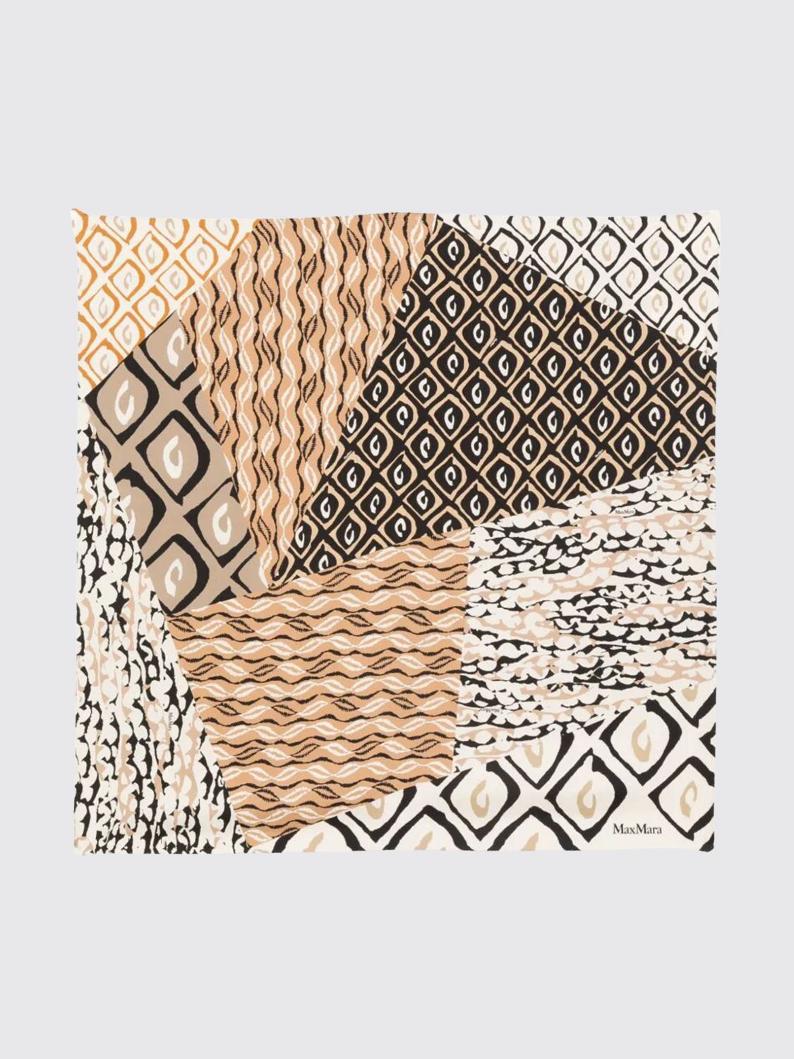 MAX MARA Bedrucktes Seidenfoulard