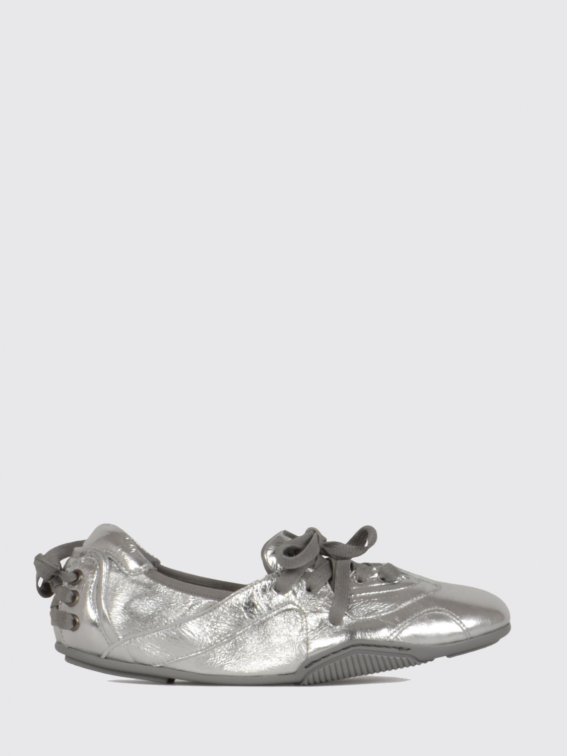 Acne Studios Ballet Flat Woman In Silver