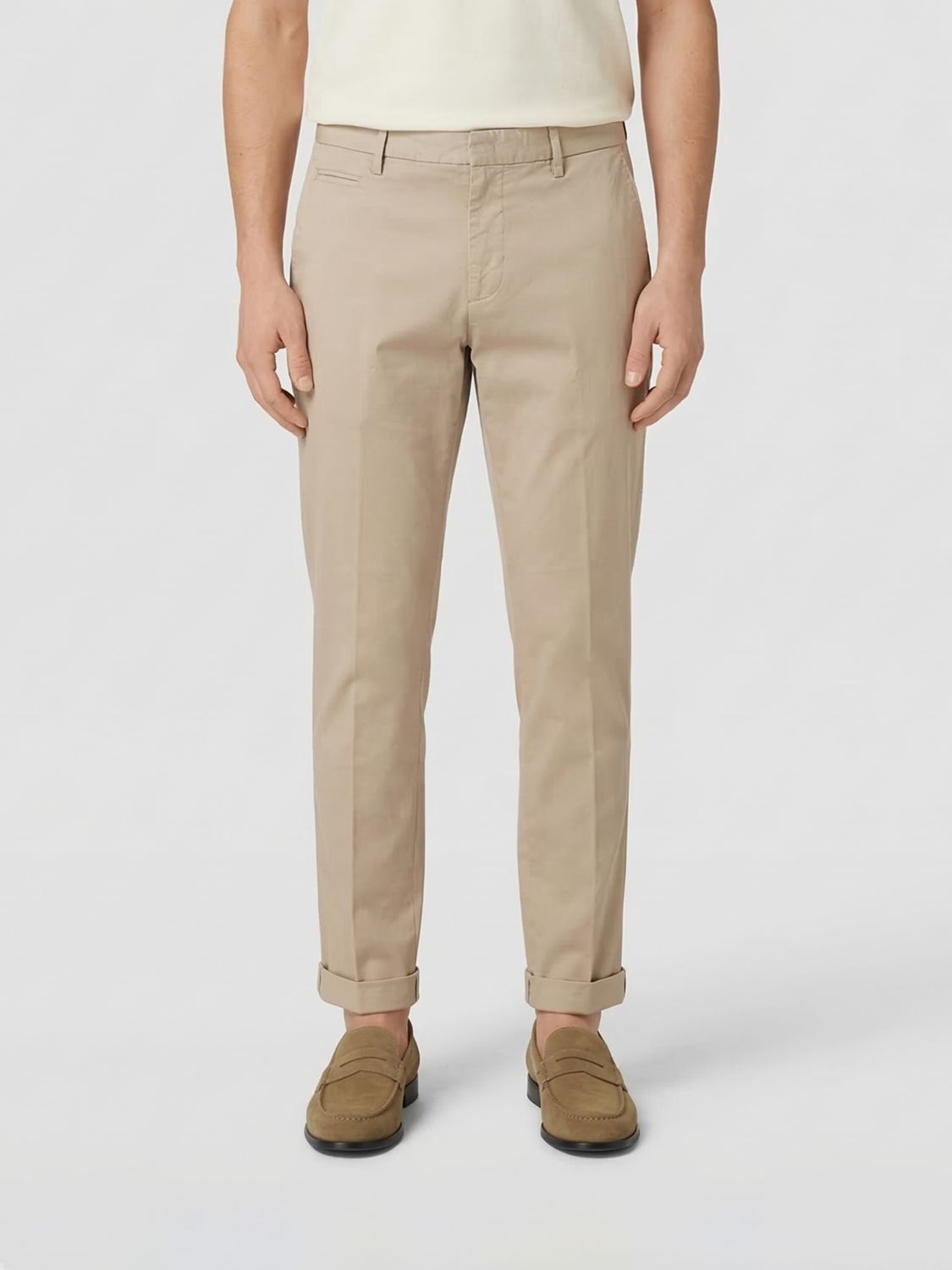 DONDUP Chino-Hose aus Stretch-Baumwolle