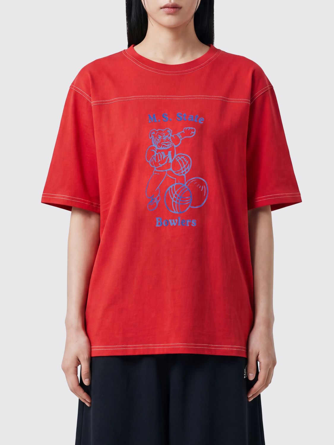 MAISON MARGIELA T-Shirts Donna colore Rosso