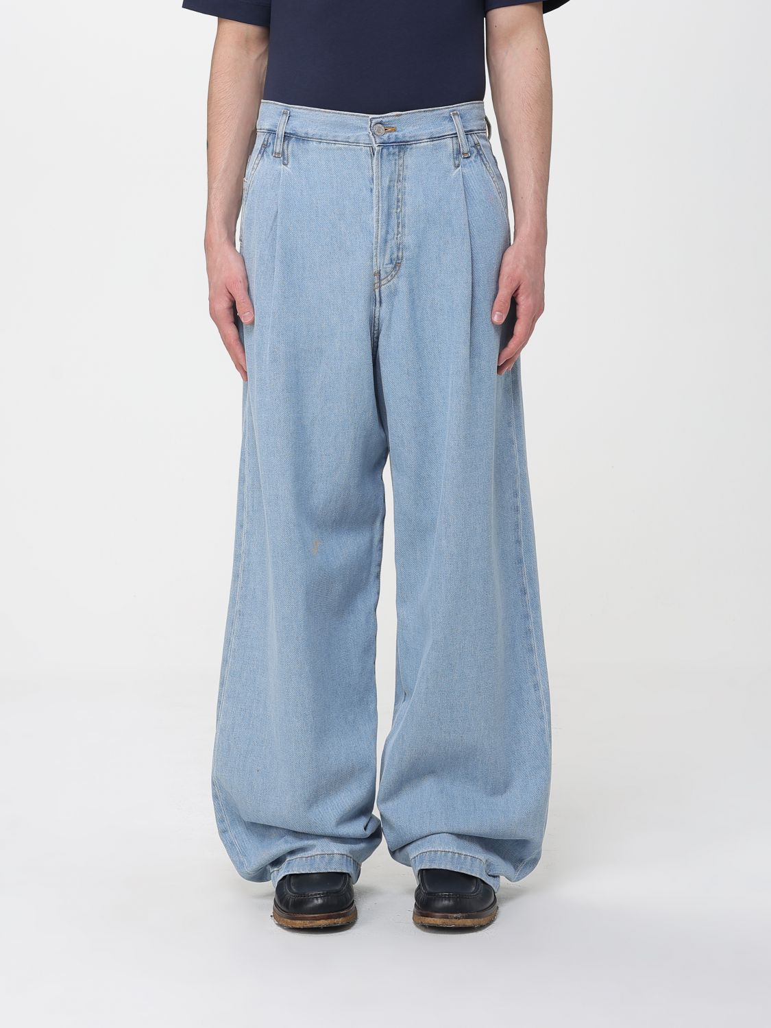 Dries Van Noten DRIES VAN NOTEN Jeans Men color Denim　ドリスヴァンノッテン ジーンズ メンズ カラーデニム