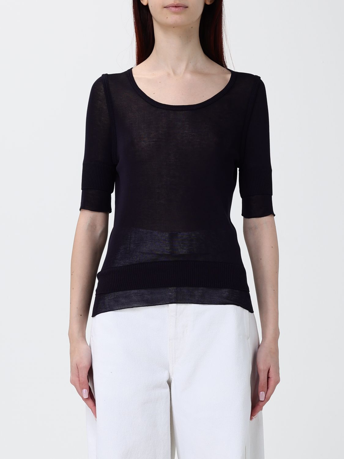 LEMAIRE Top Woman color Blue