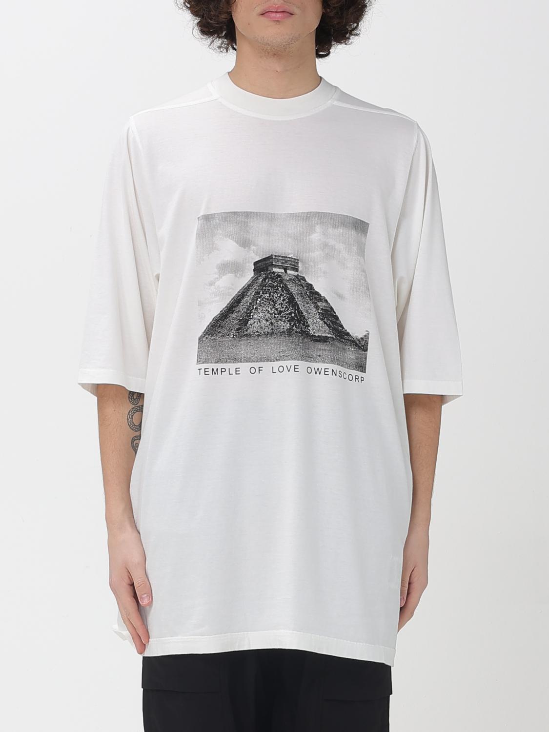 Rick Owens DRKSHDW Printed Cotton Oversized T-Shirt　Rick Owens DRKSHDW プリント コットン オーバーサイズ T シャツ Rick