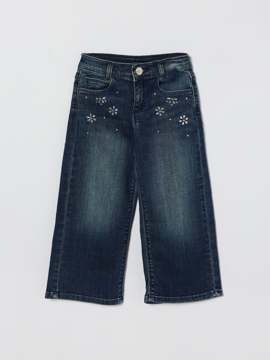 LIU JO Stretch-Denim-Jeans mit Strasssteinen