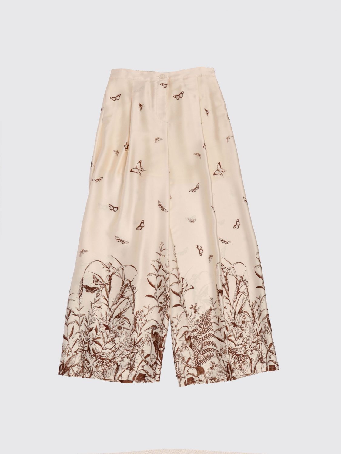 LIU JO Weite Hose aus bedrucktem Satin