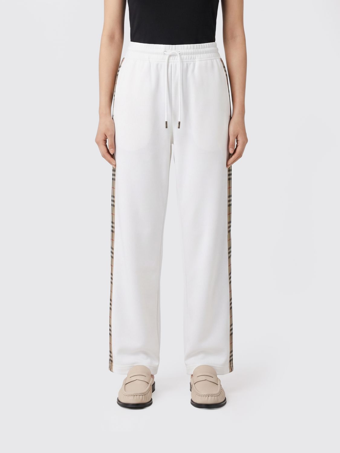 BURBERRY Pants Woman color White