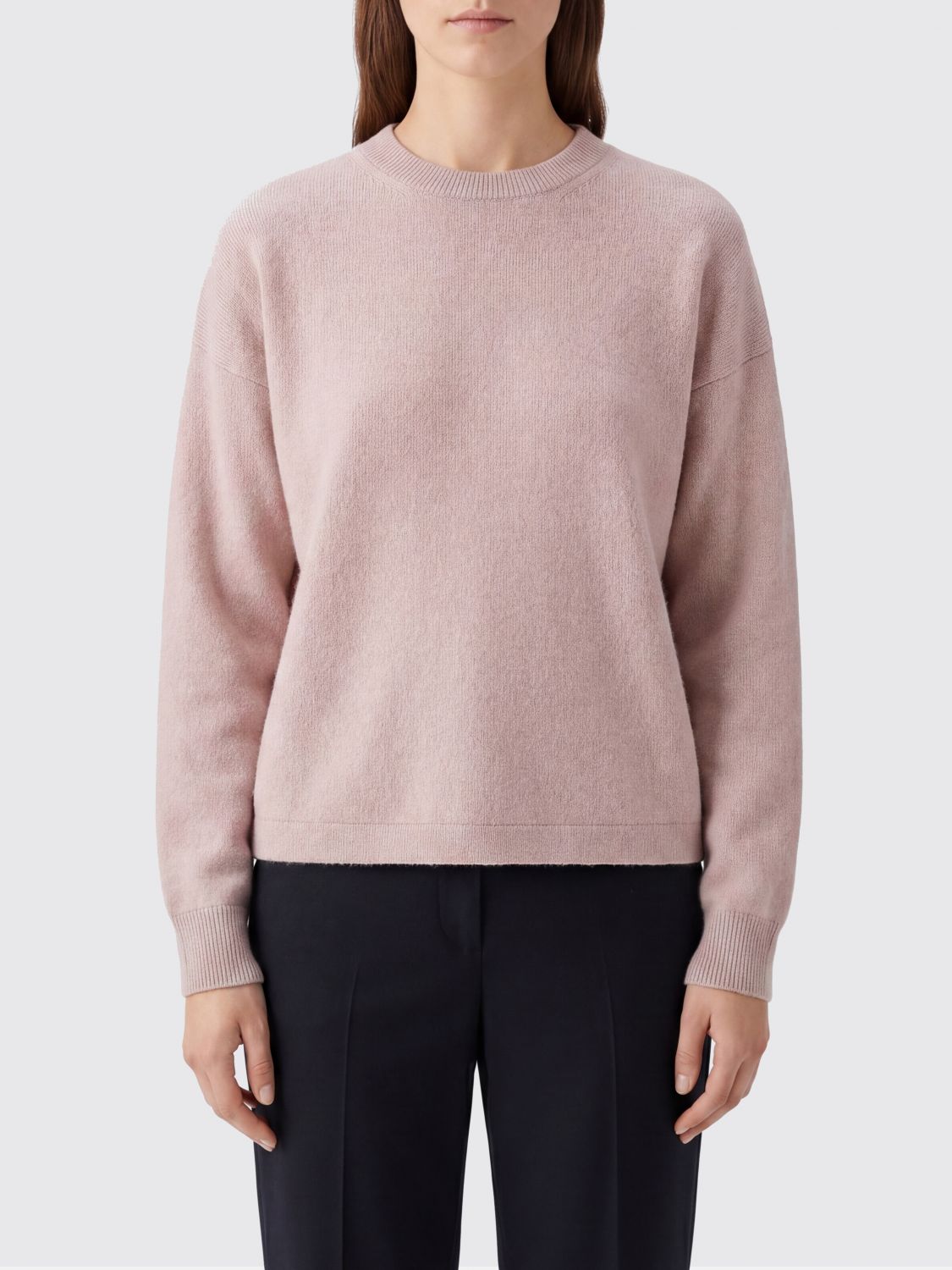 'S Max Mara Virgin Wool and Cashmere Crew-Neck Pullover Max Mara　'S Max Mara ヴァージン ウール & カシミア クルーネック プルオーバー Max Mara 'S
