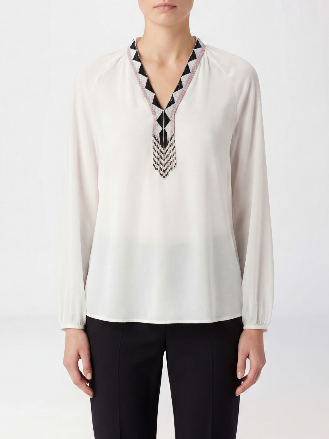 Bazar Deluxe Viscose Blouse In White