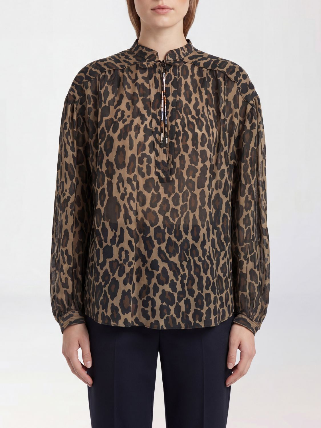 BAZAR DELUXE Blusa in viscosa stampata