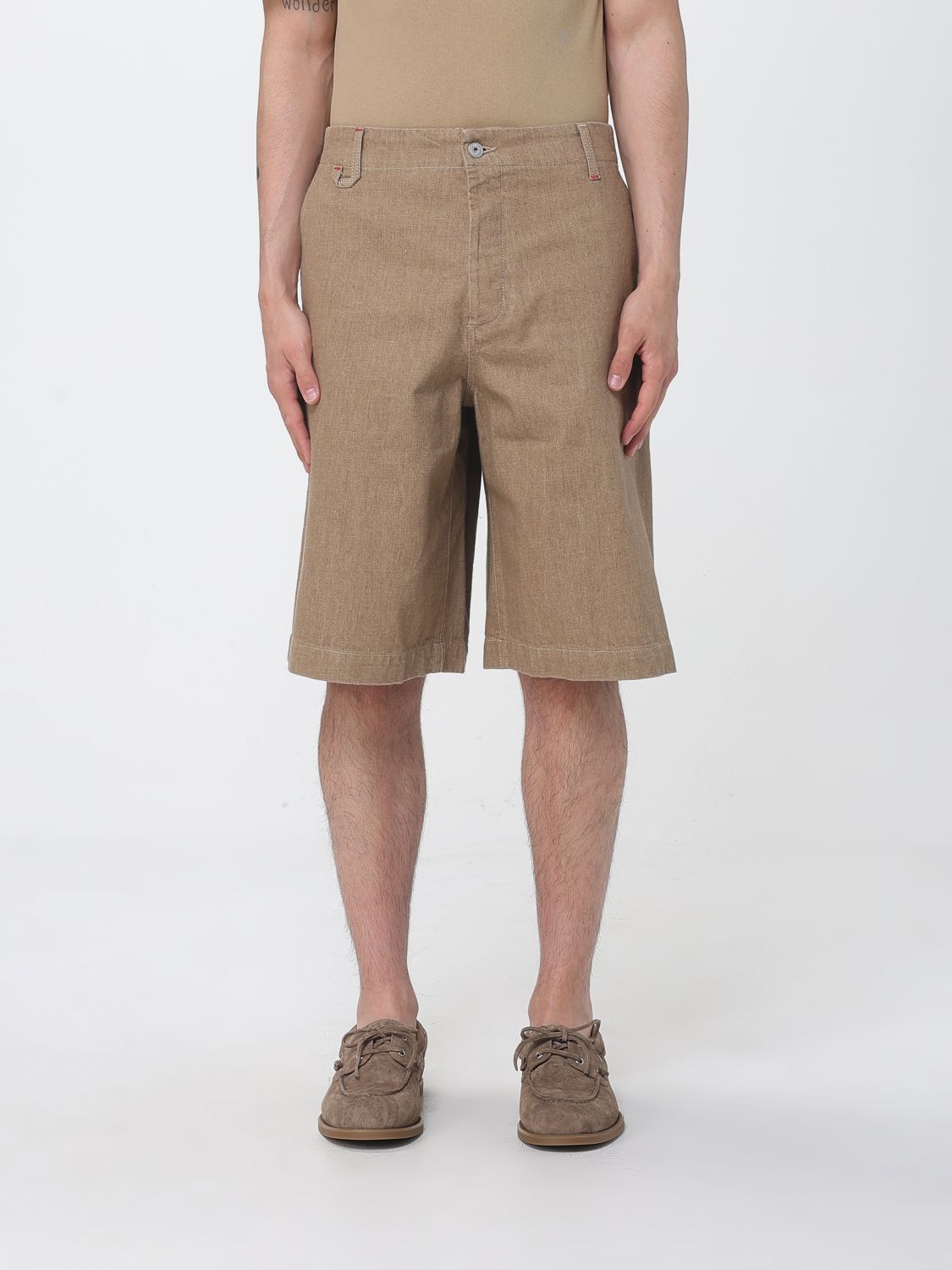 JACQUEMUS JACQUEMUS Shorts Men color Natural　JACQUEMUS ショーツ メンズ カラー ナチュラル
