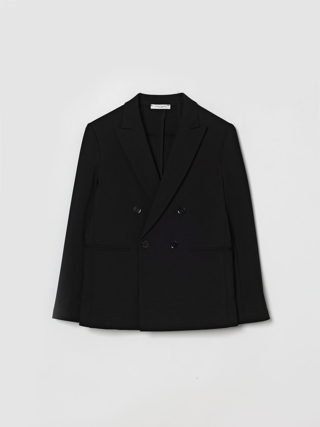 PAOLO PECORA Zweireiher-Blazer aus Baumwollmischung
