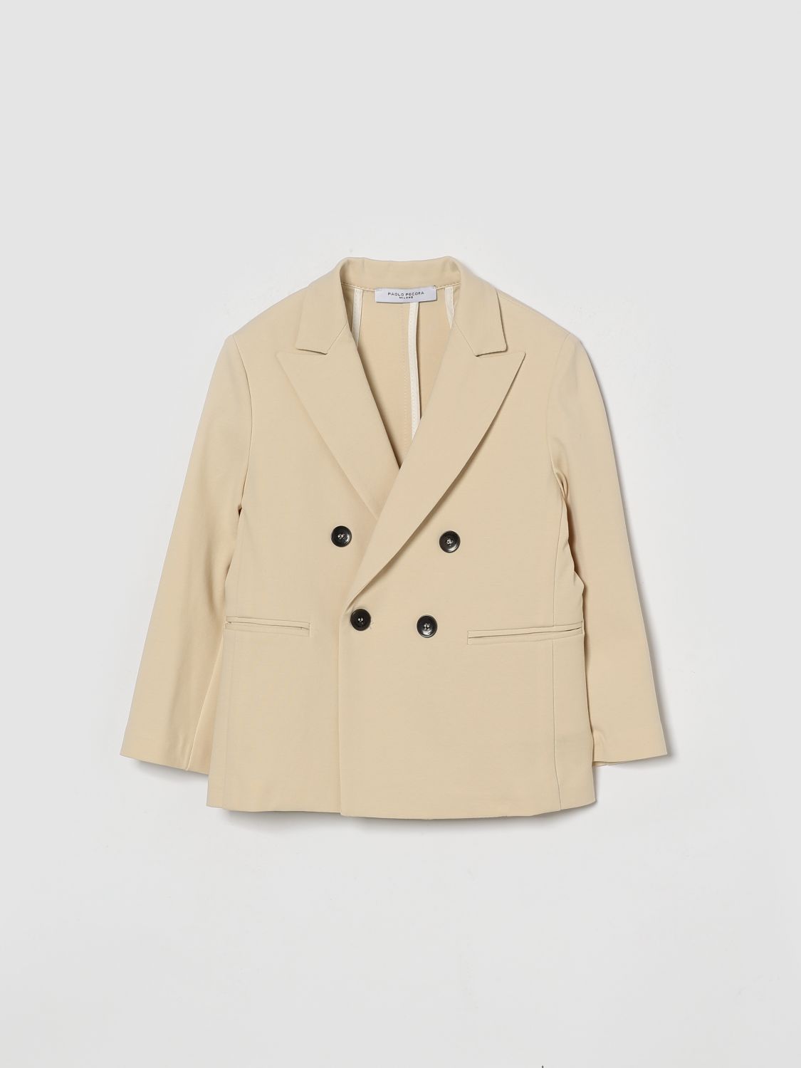 PAOLO PECORA Zweireiher-Blazer aus Baumwollmischung