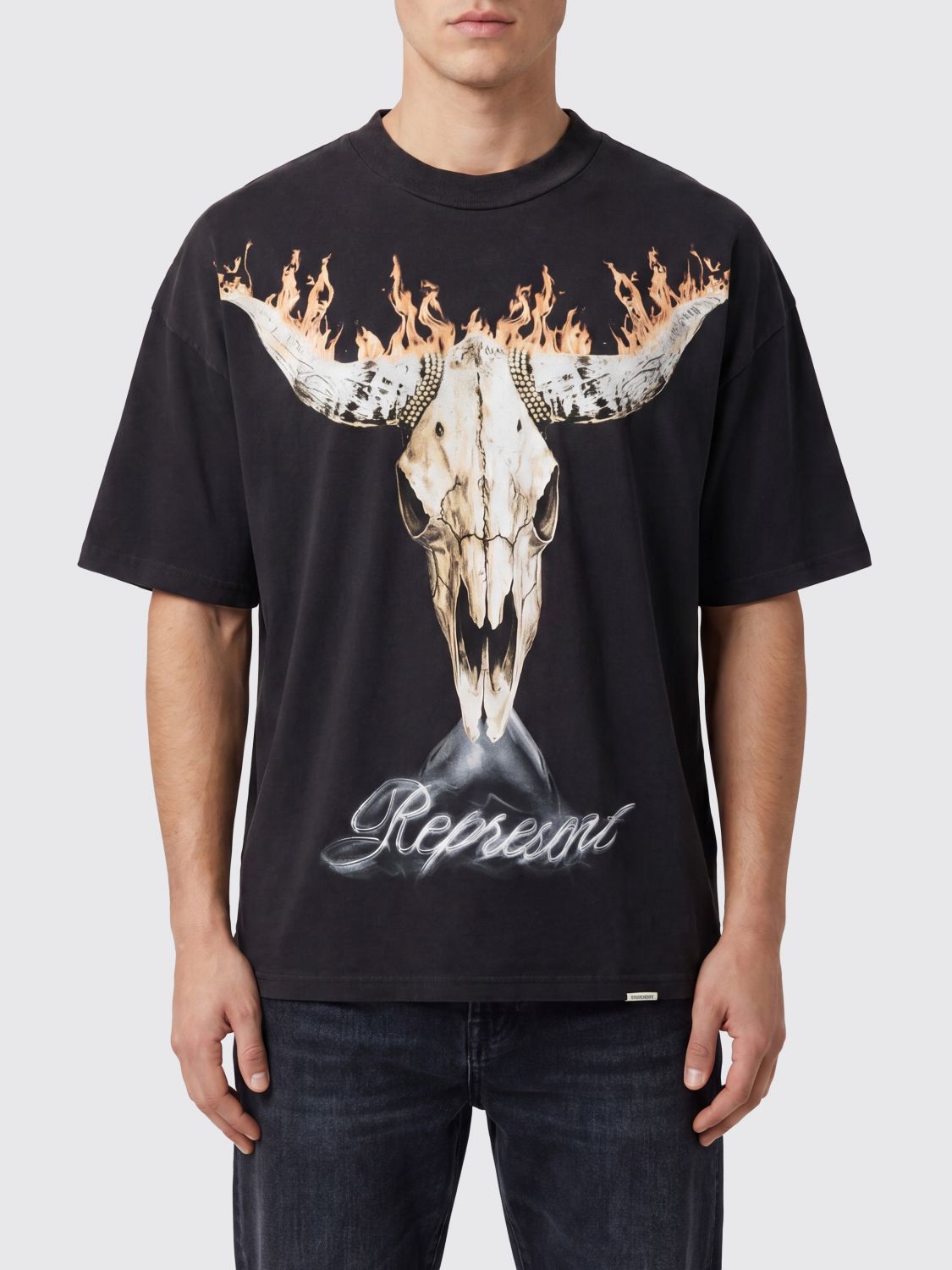 REPRESENT T-shirt over in cotone stampata