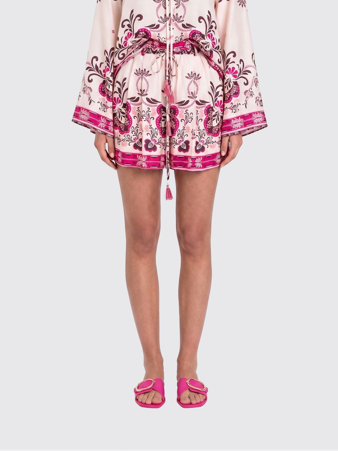 TWINSET U & B Bedruckte Baumwoll-Shorts