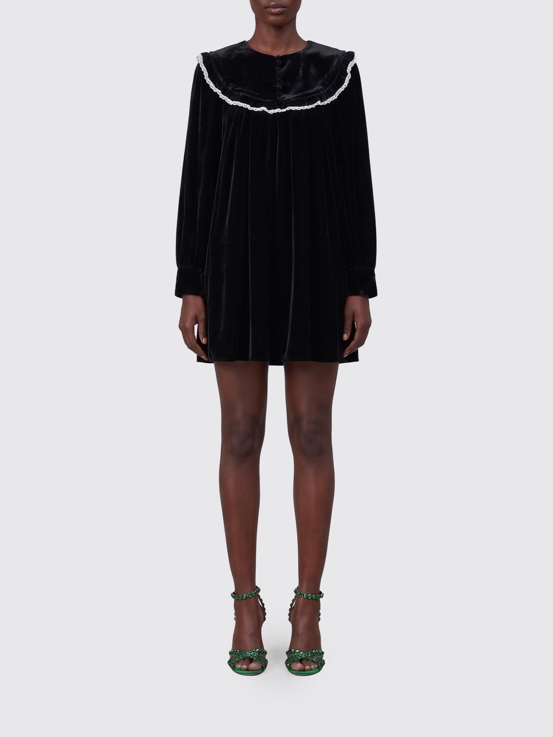 GANNI Dress Woman color Black