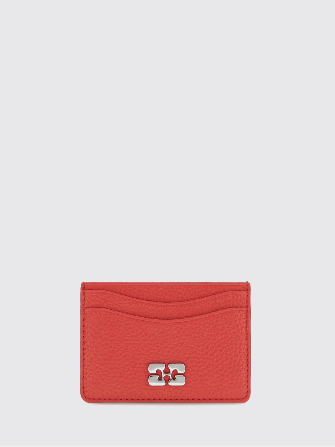 GANNI Bou Recycled Polyester Credit Card Holder　GANNI Bou リサイクル ポリエステル クレジット カード ホルダー GANNI