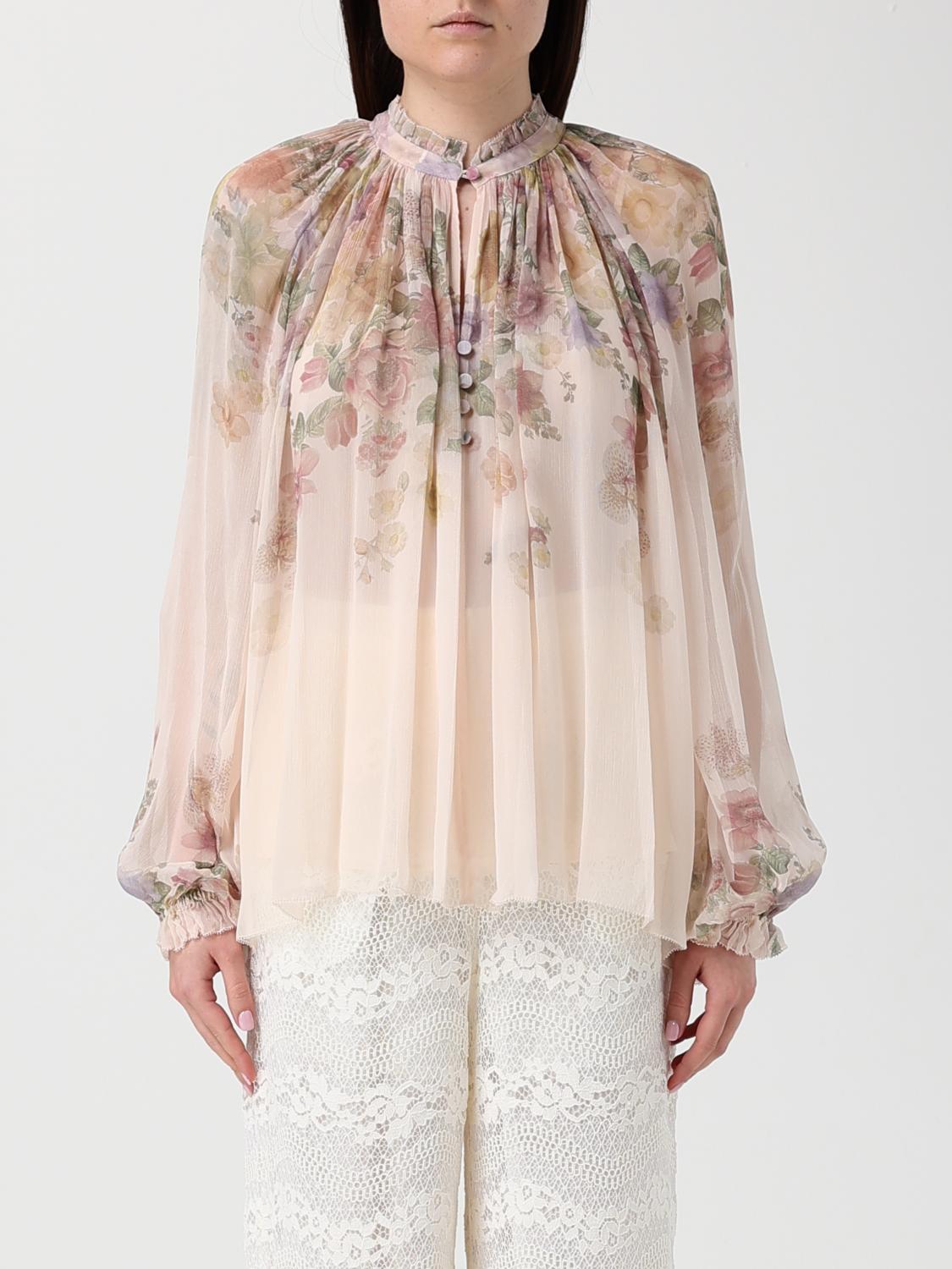 Twinset Plissierte Crêpon-Bluse mit Blumenprint
