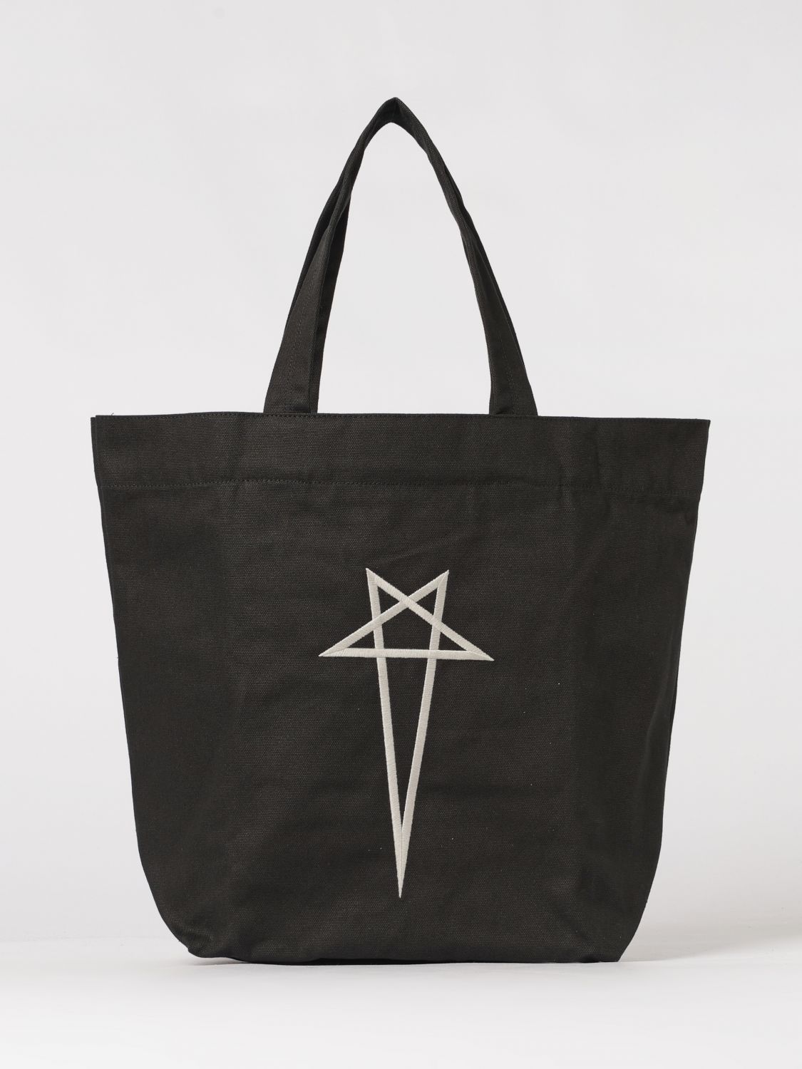 Rick Owens RICK OWENS Cotton Canvas Tote Bag　RICK OWENS コットンキャンバス トートバッグ