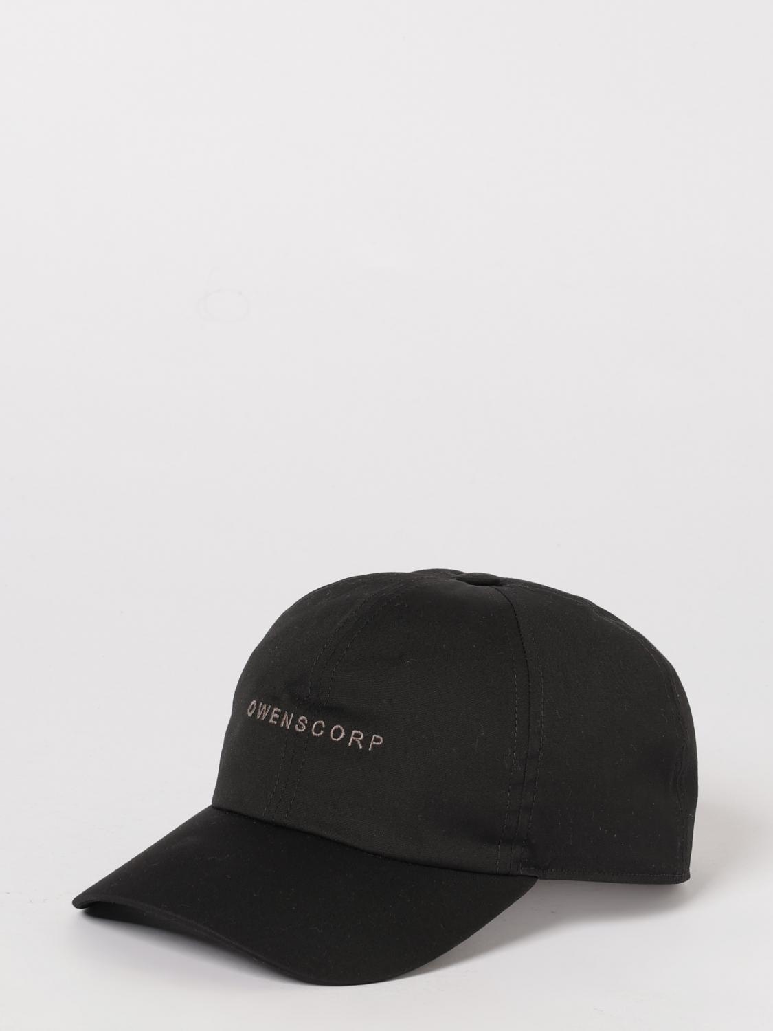 Rick Owens RICK OWENS Hat Men color Black　RICK OWENS 帽子 メンズ カラー ブラック