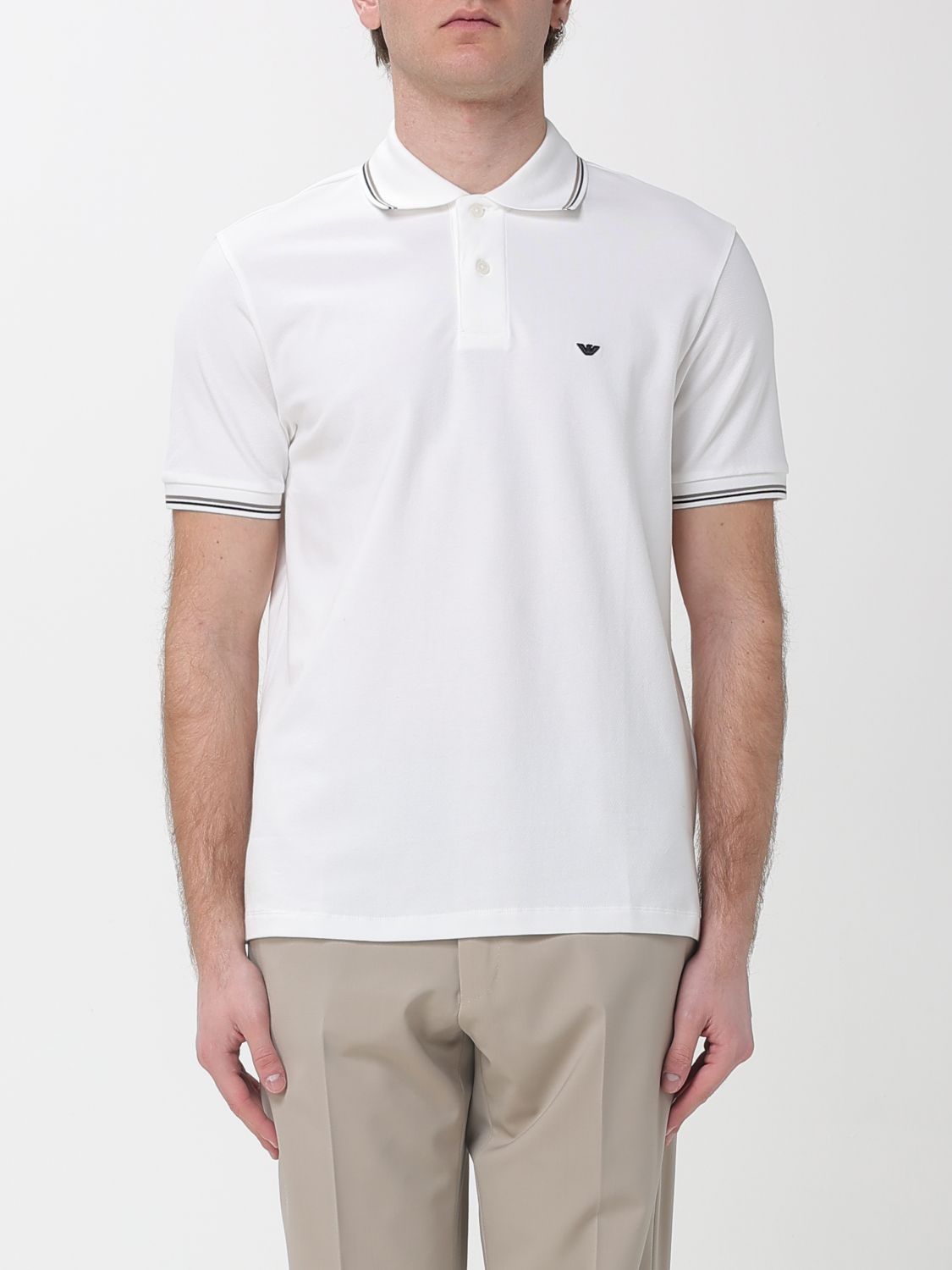 EMPORIO ARMANI Stretch-Baumwoll-Polohemd
