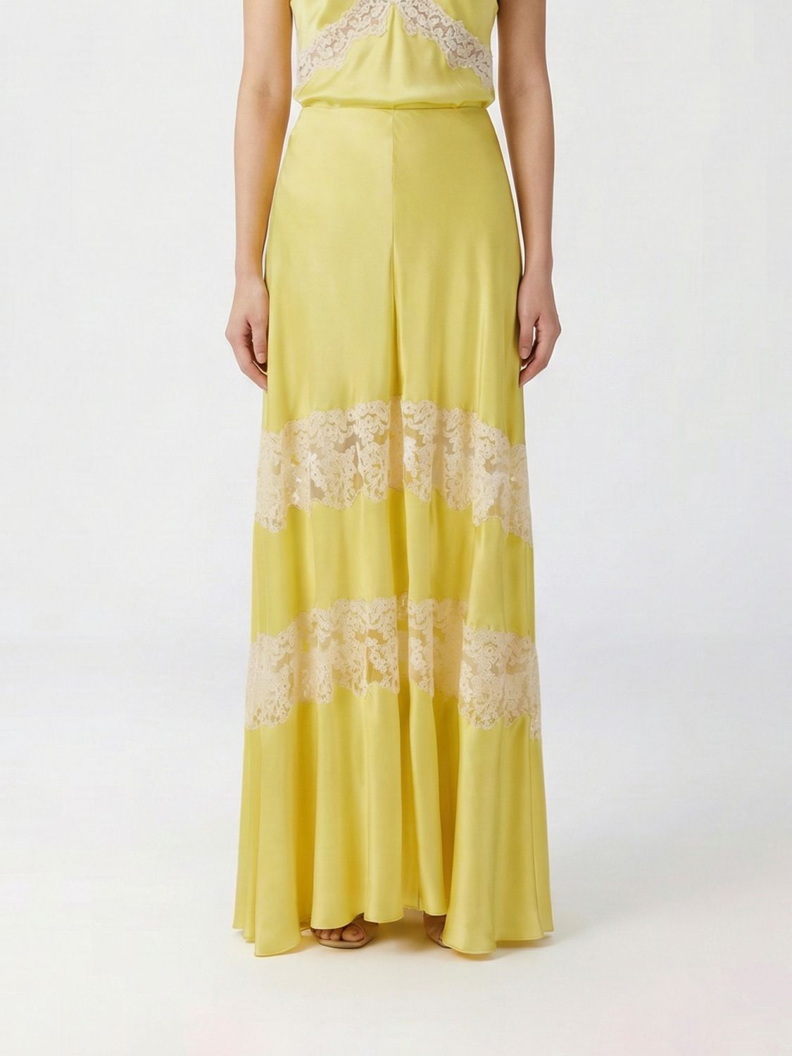 Skirt ALBERTA FERRETTI Woman color Yellow