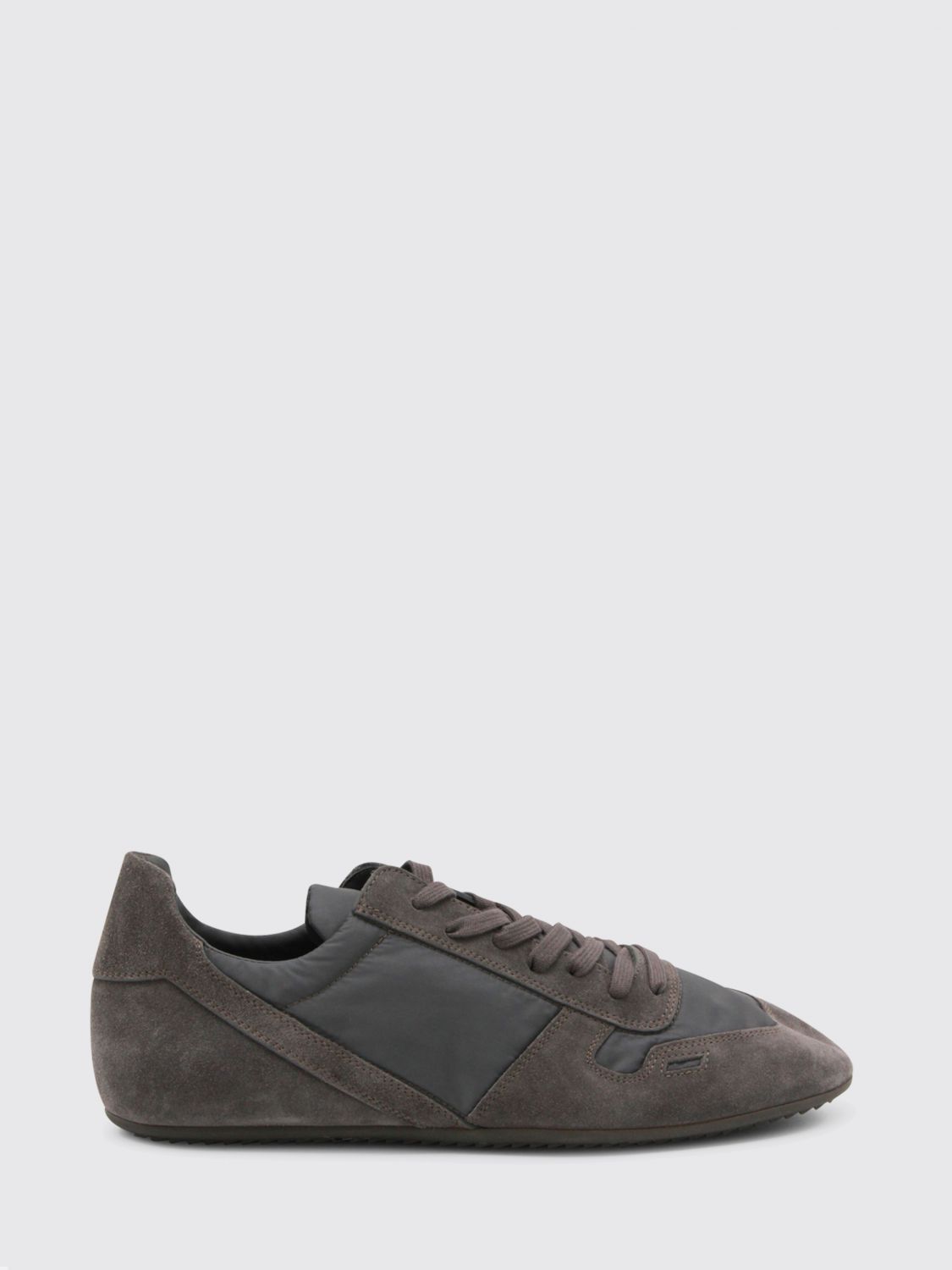 RICK OWENS Temple Minimal Suede and Nylon Sneakers　RICK OWENS テンプル ミニマル スエード & ナイロン スニーカー RICK