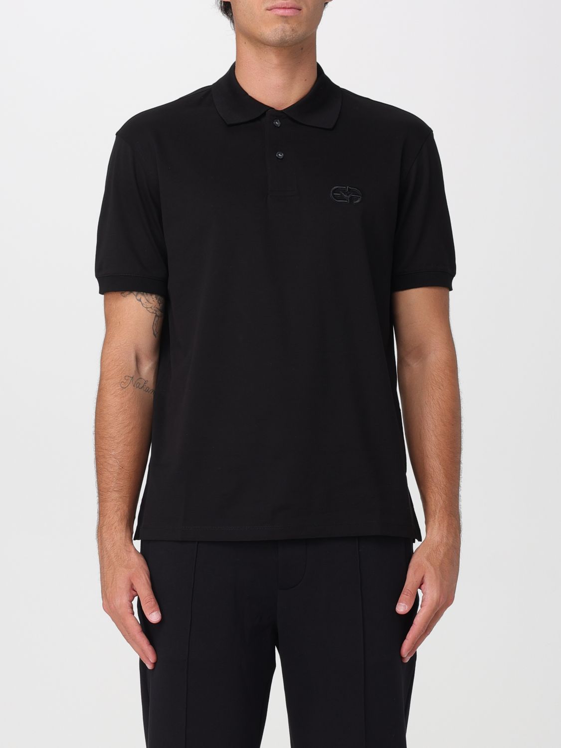 EMPORIO ARMANI Polo in cotone con logo