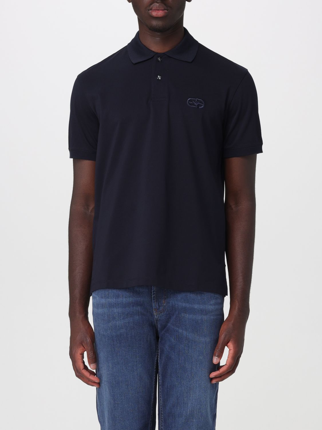 EMPORIO ARMANI Polo in cotone con logo