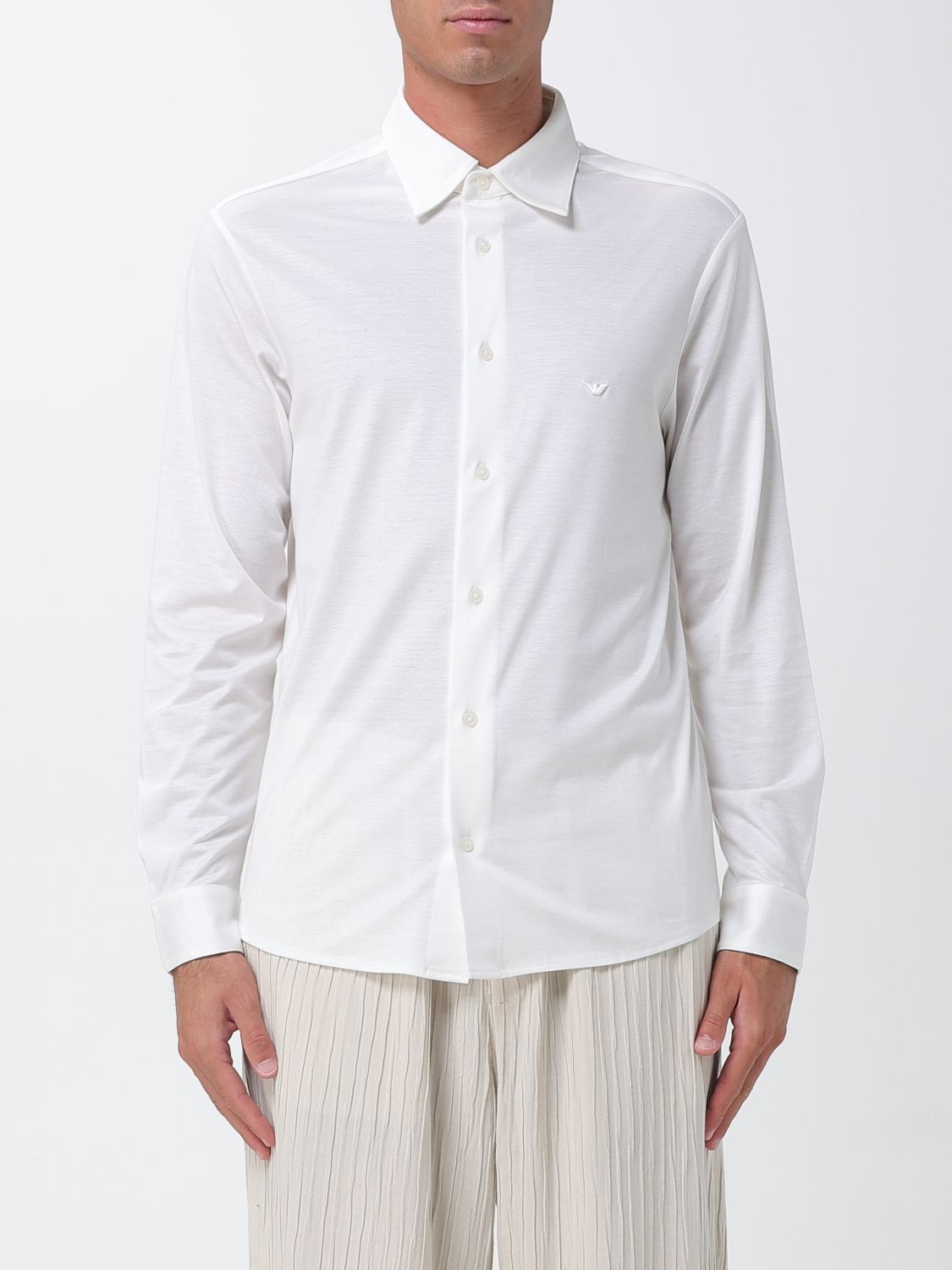 EMPORIO ARMANI Camicia in misto cotone