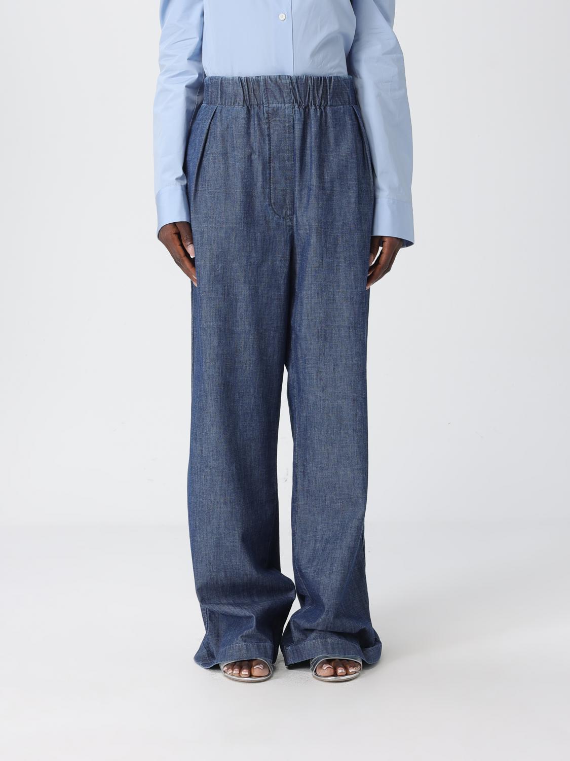 Jil Sander Cotton Palazzo Trousers