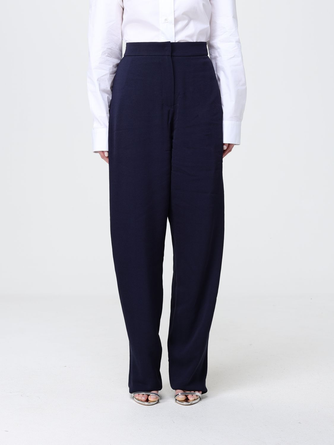 EMPORIO ARMANI Gerade Hose aus Viskose