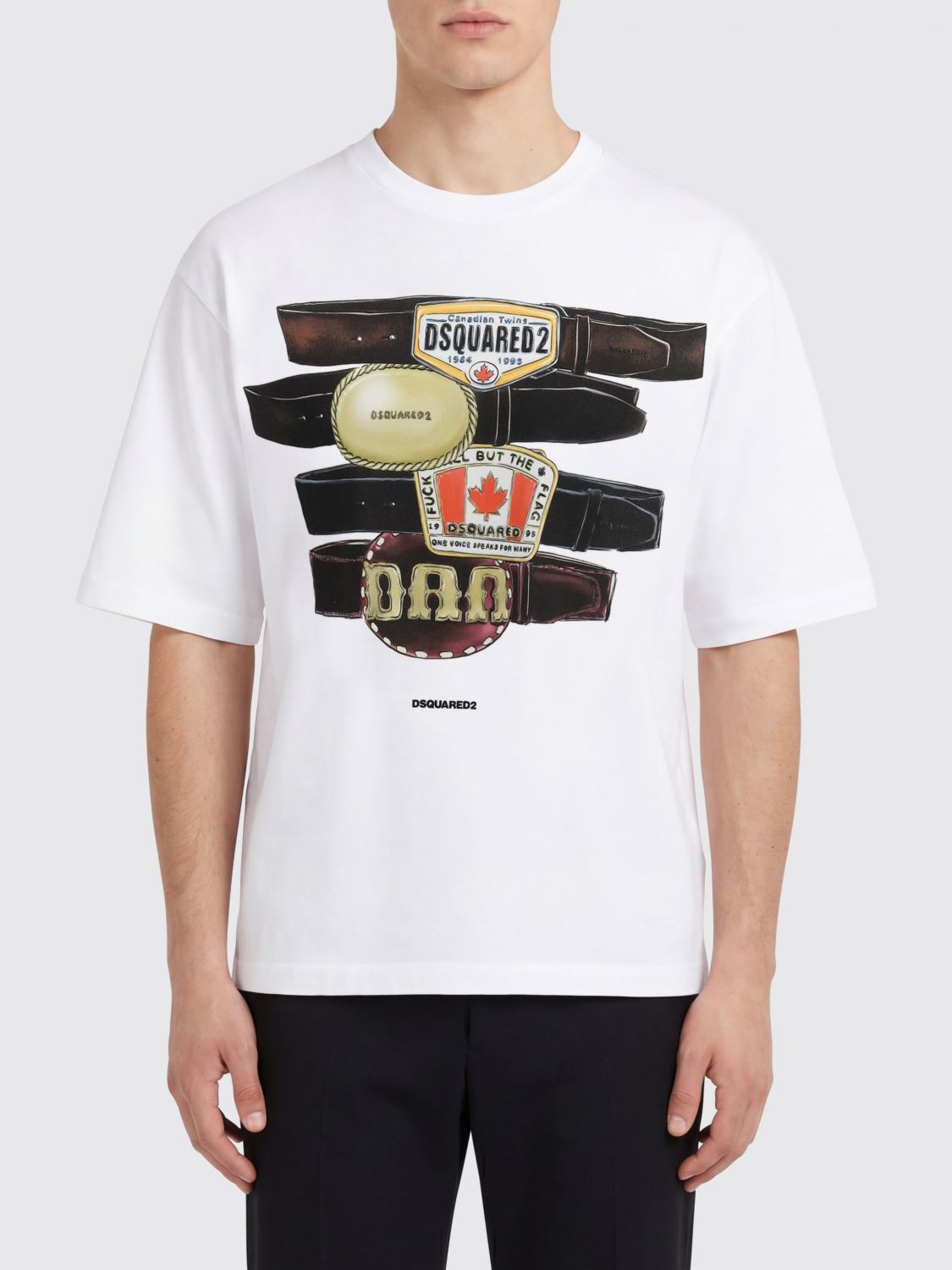 DSQUARED2 Baumwoll-T-Shirt mit Logo