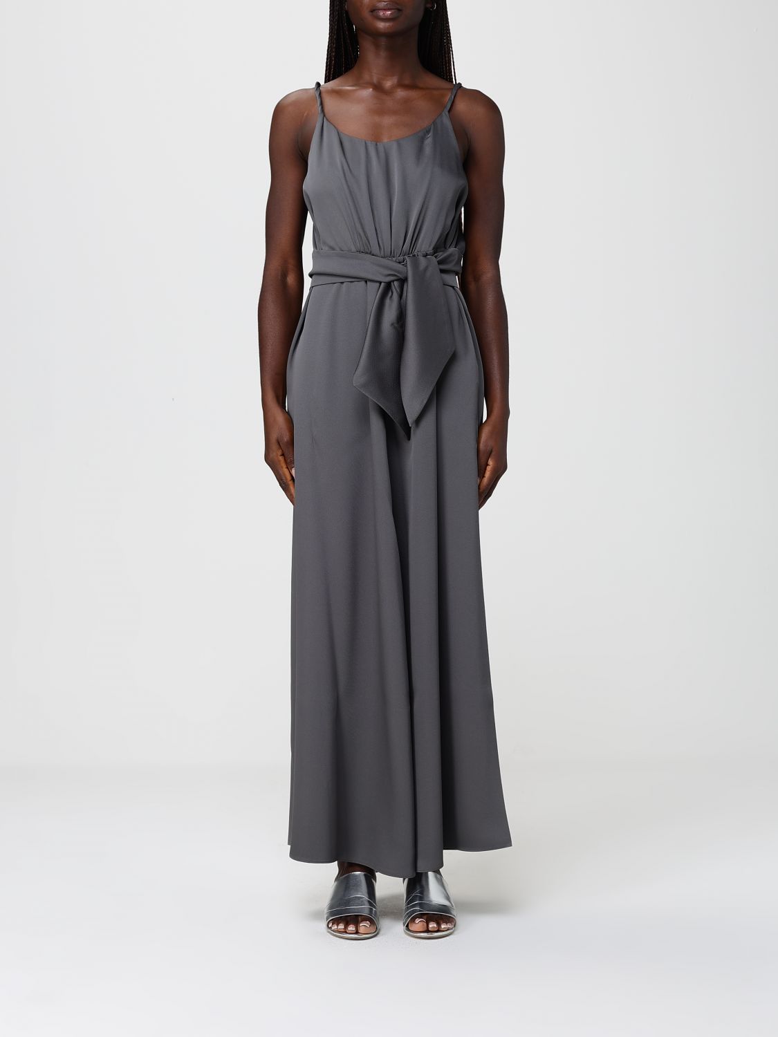 EMPORIO ARMANI Long Twill Dress